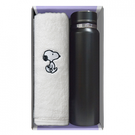 송월 프리미엄 선물 세트 (스누피 리버40 1P + 프리미엄온도텀블러 600ml / 800ml / 1000ml 1P) #5