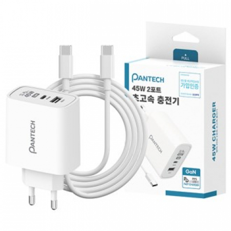 팬텍 GaN PD 45W 멀티 2포트 초고속충전기 (60W 1m CtoC 케이블포함) #2