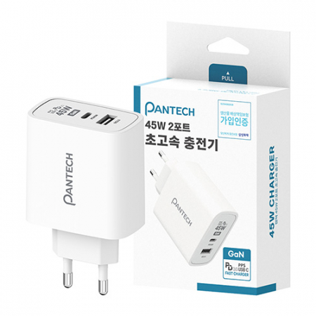 팬텍 GaN PD 45W 멀티 2포트 가정용 초고속충전기 아답터 #3