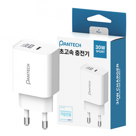 팬텍 GaN PD 30W C타입 1포트 가정용 초고속충전기 아답터 #3
