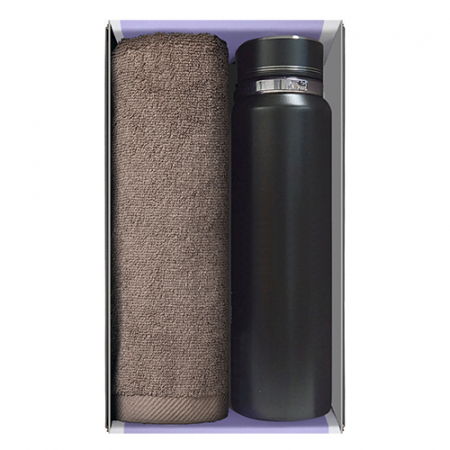 송월 프리미엄 선물 세트 (송월 뉴 컬러 무지40 1P + 프리미엄온도텀블러 600ml / 800ml / 1000ml 1P) #6