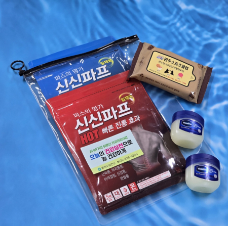 신신파스 5매입 1팩 핫파스 쿨파프(신신파프5매+바세린 50ml+자외선 차단 쿨토시) #4