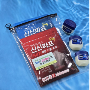 신신파스 5매입 1팩 핫파스 쿨파프(신신파프5매+바세린 50ml+자외선 차단 쿨토시)