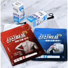신신파스 5매입 1팩 핫파스 쿨파프(신신파프5매+신신제약 쿨연고+자외선 차단 쿨토시)