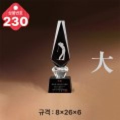 크리스탈 트로피 230