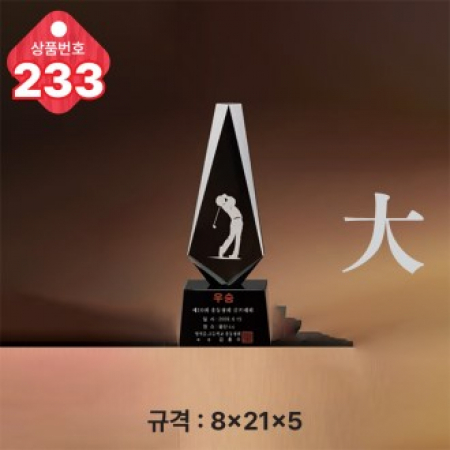 크리스탈 트로피 233 #2