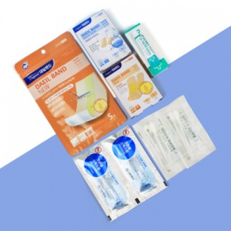 대일밴드 프리미엄 기획 24매+특대형5매 + 닥터스킨연고 + 알콜스틱스왑 + 멸균면봉 + 지퍼백 #2