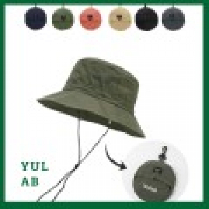 NEW 유랩 접이식 버킷햇 휴대용 낚시모자 등산모자 아웃도어 포켓 벙거지모자 초경량 방수모자 남녀공용 캠핑 운동 정글 패션모자