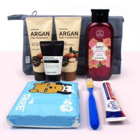 과일나라 아르간 샴푸+컨디셔너 + LG온더바디 바디워시 + 나드(NARD) 클렌징폼 + 크리오 치약칫솔 + 카카오프렌즈 여행용티슈 #2