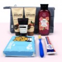 과일나라 아르간 샴푸+컨디셔너 + LG온더바디 바디워시 + 나드(NARD) 클렌징폼 + 크리오 치약칫솔 + 카카오프렌즈 여행용티슈