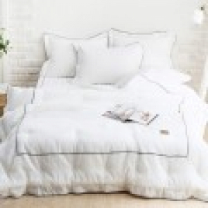 모던 시어서커+아사면 시원한 여름이불+패드+베개커버 풀세트 2색상 싱글/퀸 고급침구가방증정