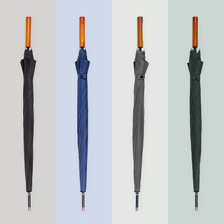 아쿠아시티 PREMIUM 70 12k 원목 일자 자동장우산 #3