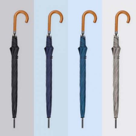 아쿠아시티 PREMIUM 65 곡자 원목 암막 자동장우산 #2