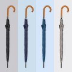 아쿠아시티 PREMIUM 65 곡자 원목 암막 자동장우산