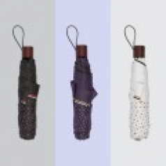 아쿠아시티 PREMIUM 3단 도트앤라인 암막 우양산