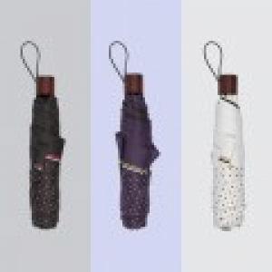 아쿠아시티 PREMIUM 3단 도트앤라인 암막 우양산