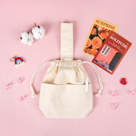 메이드유 복주머니 원핸들 에코백 23 x 25 x 8 #3