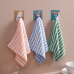 작은이미지: 흡수력 물결무늬 핸드 타올 극세사 다용도 행주 거실 욕실 주방 세차 #3