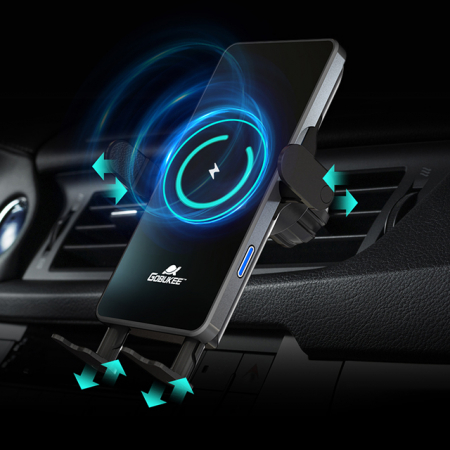 고부기 4.5세대 15W 차량용 고속 무선 오토그립 충전 거치대 #3