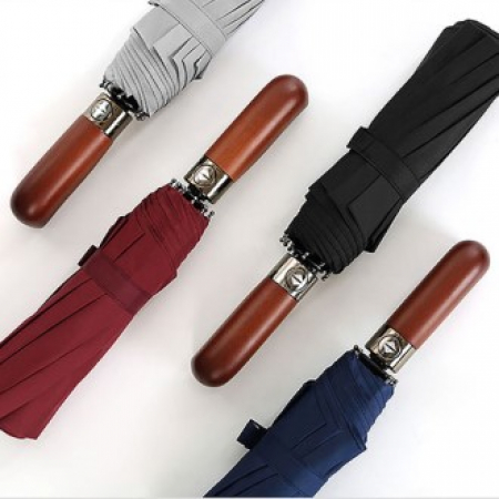 프리미엄 원목 자동 3단우산 #2