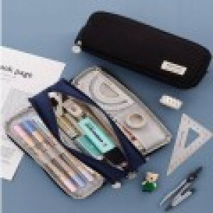 대형필통 대형펜파우치 대용량필통 더블오픈형필통 이쁜색필통