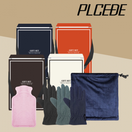 플씨드 코듀로이 넥워머 + 벨벳 코지 터치 장갑 + 다용도 손난로 3종 세트 #3