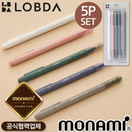 모나미 롭다 트윈컬러펜5P세트 #2