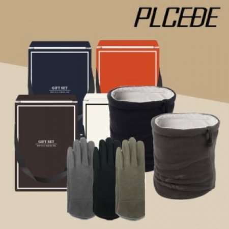 플씨드 프리미엄 넥워머 + 클래식 벨벳 논슬립 터치장갑 2종 세트 #2