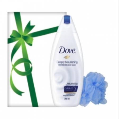 도브 샤워 200g, 샤워퍼프 20g *각1 #2