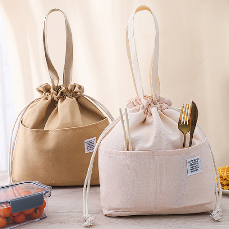 복조리 도시락가방 캔버스 보온 보냉백 H210 #2