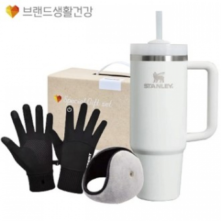 겨울방한(스탠리텀블러 퀜처887ml+방한장갑+귀마개) #2