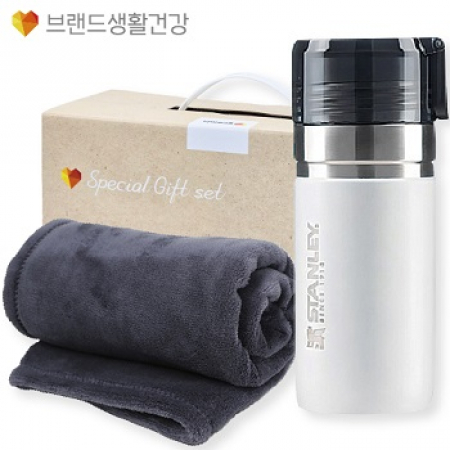 겨울방한(스탠리 고진공고보틀473ml+부드럽고 따뜻한담요) #3