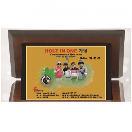 블랙 크리스탈판 수채화 가리비 상패 #4