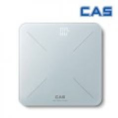 카스 CAS  화이트LED 강화유리 디지털체중계 H25