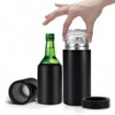 스텐 진공 캔쿨러 375ml 소주쿨러 맥주쿨러 보냉컵