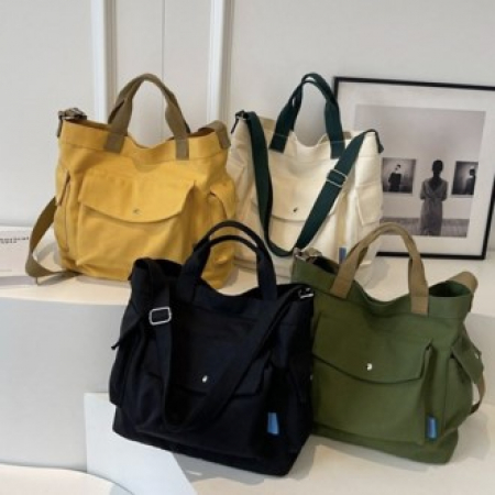 B183 스퀘어 데일리 백가방 캐주얼 크로스백 토트백 답례품 주문제작 인쇄 #2