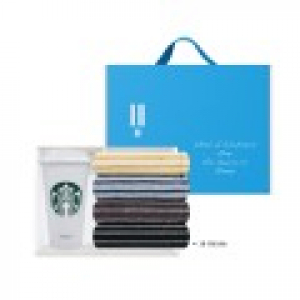 스타벅스 리유저블 그란데컵 473ml 호텔핸드타올 1P 손잡이 기프트박스 세트 // 색상랜덤