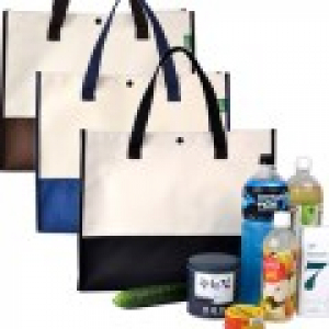 국산 블랙N화이트 마트가방 대