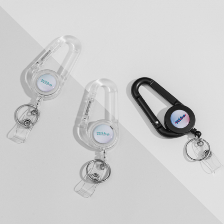 와이어 카라비너 굿즈 키링 로고인쇄 #2