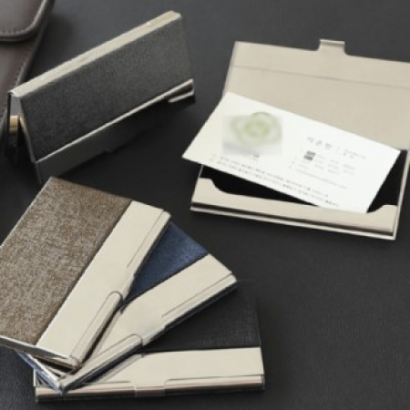 메탈 명함지갑, 고급 명함케이스, 메탈케이스 각인가능 #2