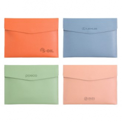 A4 서류용 마그네틱 레더 파우치 H148