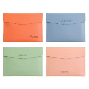 A4 서류용 마그네틱 레더 파우치 H148