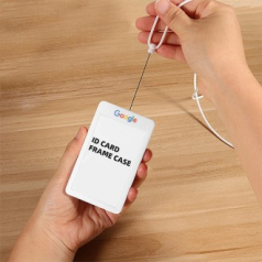 늘어나는 실리콘줄 사원증 카드홀더 H208