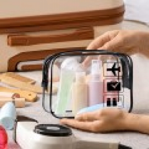 968 여행용 투명 파우치 1개