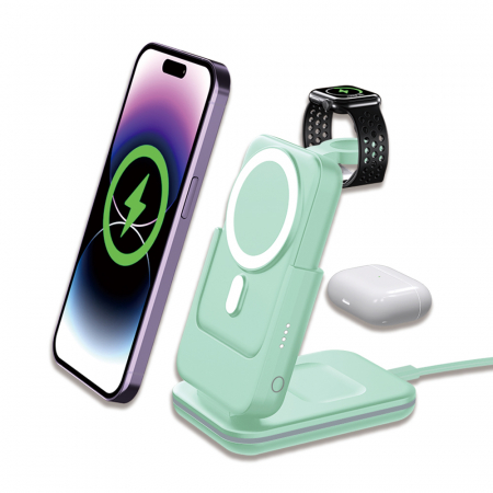 엑스트라 WCP-310 마그네틱 무선 충전 보조배터리+폴딩 스탠드 애플, 갤럭시워치 겸용 #3