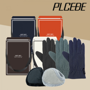 플씨드 베이직 털 귀마개 + 벨벳 코지 터치 장갑 2종 세트