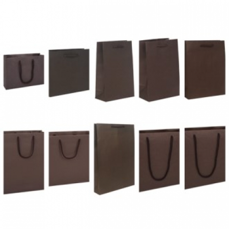 엠보 브라운 쇼핑백 #2
