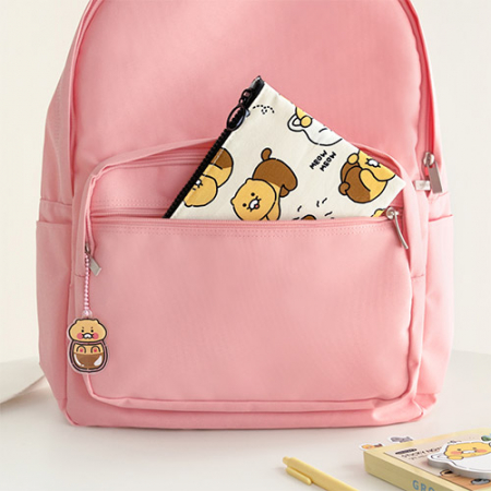 캐릭터 패턴 플랫 파우치 M #5