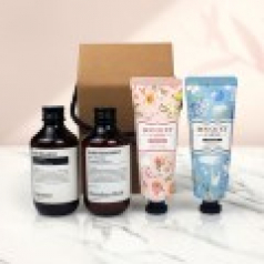 나드 샴푸 100ml + 트리트먼트 100ml + 부케가르니 핸드크림 2개 + 끈케이스