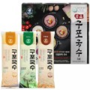 명품 구포국수 선물세트 3종(콩소면+시금치소면+일반소면)